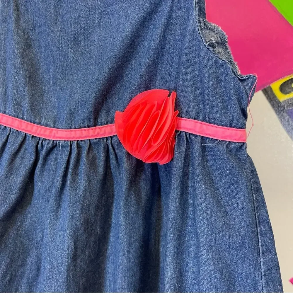 Wonderkids, Girls Chambray Dress. Size 4T. In excellent condition!